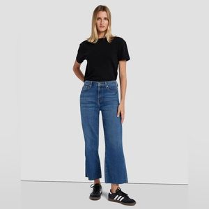 BNWT Alexa High Waist Crop Leg raw hem in Meisa sz 27